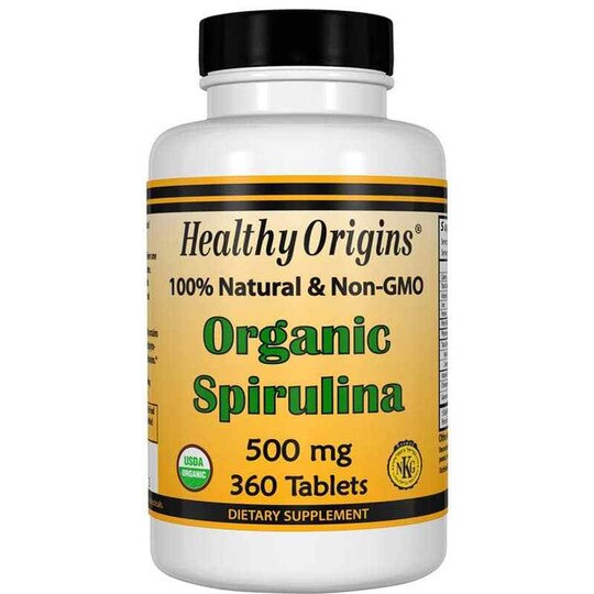Organic Spirulina 500 Mg, HLO